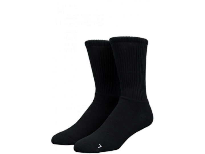 Чорапи-STINKY-Skate-ALL BLACK-BLACK